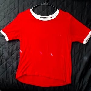 Red and white American Dream shirt size medium